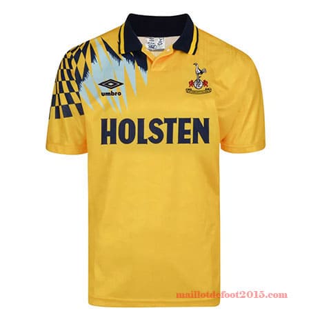 Maillot Retro Tottenham Extérieur 1992/1994 -Jaune